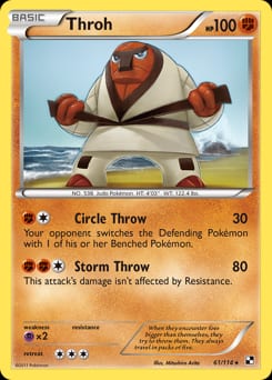 Black & White Throh #61 card