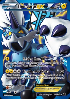 Plasma Freeze Thundurus-EX #110 card