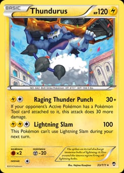 Furious Fists Thundurus #33 card
