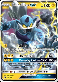 SM Black Star Promos Thundurus-GX #SM133 card