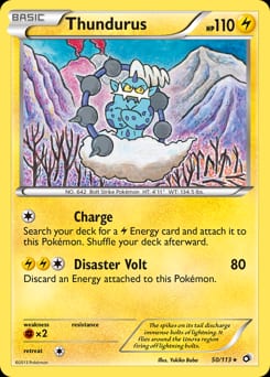 Legendary Treasures Thundurus #50 card