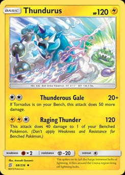 Unified Minds Thundurus #68 card