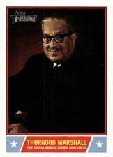 2025 Topps Heritage Notable Americans Thurgood Marshall #NS-49 card