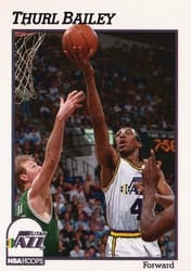 1991-92 Hoops Base Set Thurl Bailey #205 card