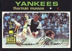 1971 Topps Base Set Thurman Munson #5 card