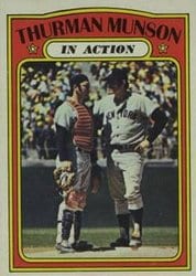 1972 Topps Base Set Thurman Munson #442 card