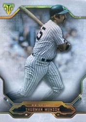 2020 Topps Triple Threads Base Set Thurman Munson #15 card