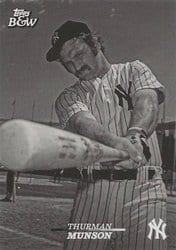 2024 Topps Black & White Base Set Thurman Munson #107 card