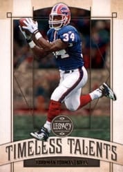 2019 Panini Legacy Timeless Talents Thurman Thomas #TT-TT card
