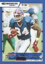 2021 Donruss Retro 2001 Thurman Thomas #01-20 card