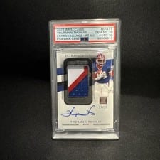2021 Panini Impeccable Extravagance Patch Autos Thurman Thomas #EPA-TT card