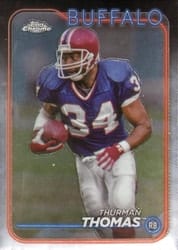 2024 Topps Chrome Base Set Thurman Thomas #9 card