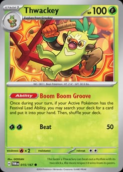 Twilight Masquerade Thwackey #15 card