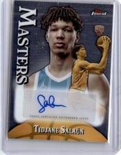 2024-25 Finest Masters Autographs Tidjane Salaün #MA-TSA card