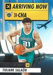2024-25 Hoops Arriving Now Tidjane Salaun #3 card