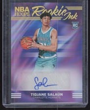 2024-25 Hoops Rookie Ink Tidjane Salaun #RI-SAL card