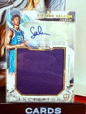 2024-25 Topps Inception Rookie Jumbo Relic Autographs Tidjane Salaün #RJR-TS card