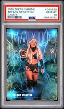 2026 Topps Chrome WWE Gamut Tiffany Stratton #GAM-19 card