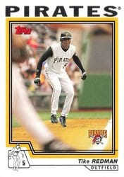 2004 Topps Base Set Tike Redman #381 card