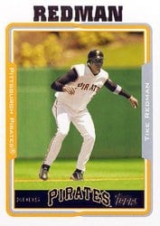 2005 Topps Base Set Tike Redman #204 card