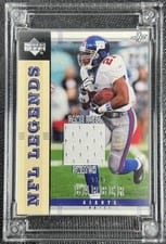 2022 Panini Illusions Immortalized Jersey Autographs Tiki Barber #IJA-TB card