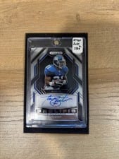 2025 Panini Prizm Black Prolific Signatures Tiki Barber #21 card