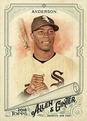 2018 Topps Allen & Ginter Base Set Tim Anderson #195 card