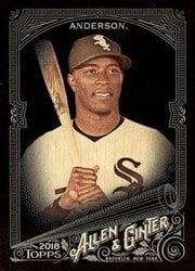 2018 Topps Allen & Ginter X Base Set Tim Anderson #195 card