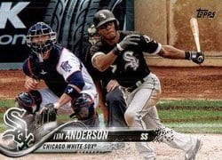 2018 Topps Base Set Tim Anderson #252 card