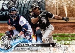 2018 Topps Holiday Base Set Tim Anderson #HMW7 card