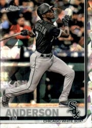 2019 Topps Chrome Sapphire Edition Base Set Tim Anderson #80 card