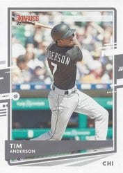 2020 Donruss Base Set Tim Anderson #139 card