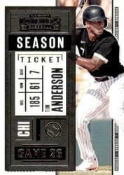 2020 Panini Contenders Base Set Tim Anderson #84 card