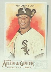 2020 Topps Allen & Ginter Base Set Tim Anderson #103 card