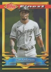 2021 Finest Flashbacks Base Set Tim Anderson #103 card