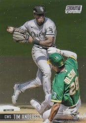 2021 Stadium Club Chrome Base Set Tim Anderson #23 card