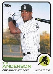 2021 Topps Archives Base Set Tim Anderson #118 card