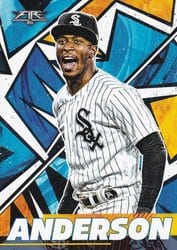 2021 Topps Fire Base Set Tim Anderson #41 card