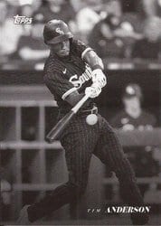 2022 Topps Black & White Base Set Tim Anderson #36 card