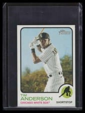 2022 Topps Heritage Mini Tim Anderson #241 card
