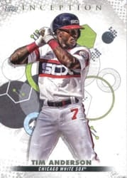 2022 Topps Inception Base Set Tim Anderson #16 card