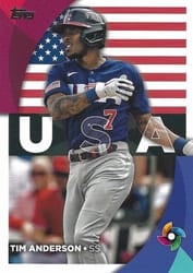 2023 Topps 2023 World Baseball Classic Stars Tim Anderson #WBC-5 card