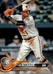 2018 Topps Base Set Tim Beckham #532 card