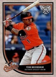 2018 Topps Big League Base Set Tim Beckham #259 card