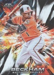 2018 Topps Fire Base Set Tim Beckham #199 card