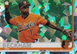 2019 Topps Chrome Sapphire Edition Base Set Tim Beckham #282 card