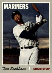 2019 Topps Heritage Base Set Tim Beckham #554 card