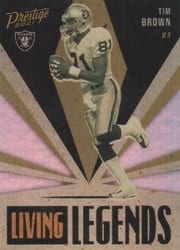 2021 Panini Prestige Living Legends Tim Brown #LL-9