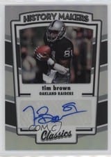2022 Panini Classics History Makers Autographs Tim Brown #HMA-TB card