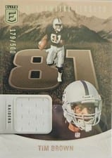 2024 Donruss Elite Influential Jerseys Tim Brown #IJS-TBR card